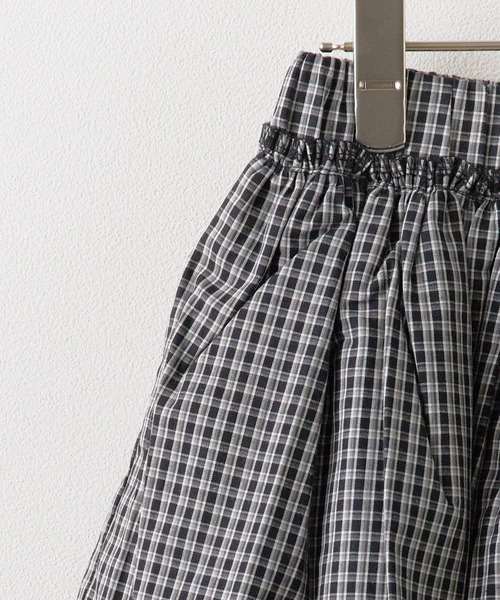 ROOPTOKYO（ループトウキョウ）の「Gingham Check Skirt Layered Lace Pants / ギンガムチェック スカートレイヤード レースパンツ（その他パンツ・レディース・ブラック/ダークブラウン・FREE）」の14枚目の写真