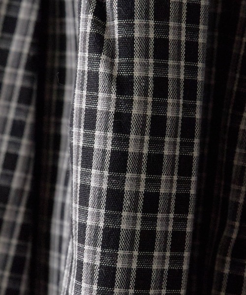 ROOPTOKYO（ループトウキョウ）の「Gingham Check Skirt Layered Lace Pants / ギンガムチェック スカートレイヤード レースパンツ（その他パンツ・レディース・ブラック/ダークブラウン・FREE）」の16枚目の写真