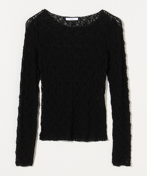 ASTRAET(アストラット)の「<ASTRAET>レース ロングスリーブカットソー(Tシャツ/カットソー・レディース・ブラック/オフホワイト・FREE)」の13枚目の写真