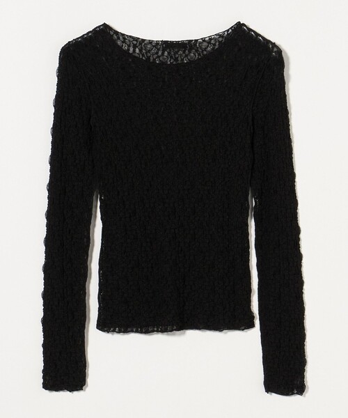 ASTRAET(アストラット)の「<ASTRAET>レース ロングスリーブカットソー(Tシャツ/カットソー・レディース・ブラック/オフホワイト・FREE)」の14枚目の写真