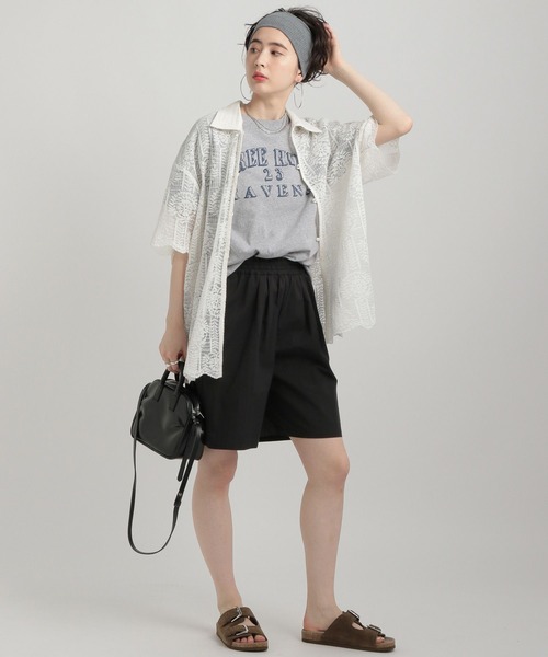 GEORGE'S(ジョージズ)の「イージーショートパンツ(その他パンツ・レディース・オフホワイト/カーキ/ブラック・MEDIUM/SMALL)」の13枚目の写真