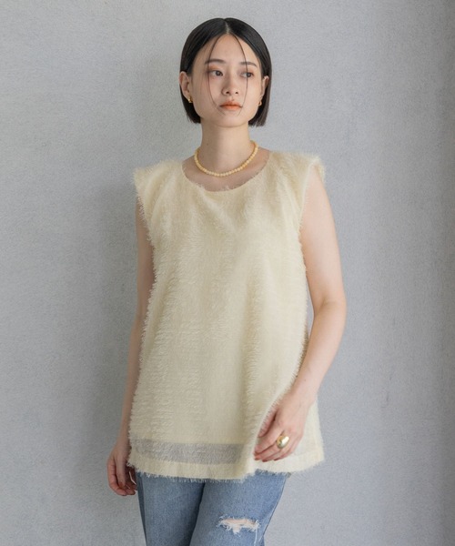 NUMBER (N)INE フリンジ付きノースリーブシャツ アーカイブ NUMBER (N)INE フリンジ付きノースリーブシャツ アーカイブ 2025