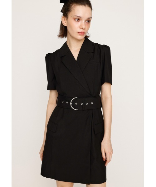 WAIST BELT TAILORED OP ウエストベルト テイラード ワンピース