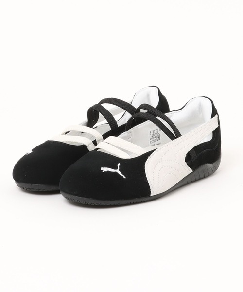 あ*·様 PUMA Speedcat Ballet スピードキャットブラックピン PUMA/プーマ レディース スニーカー メリージェーン 薄底