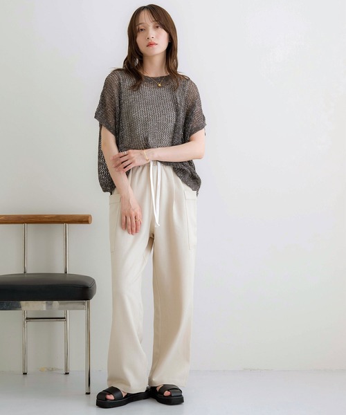 セール】【NOAHL】《mayoさんコラボ》サマーニットメッシュ