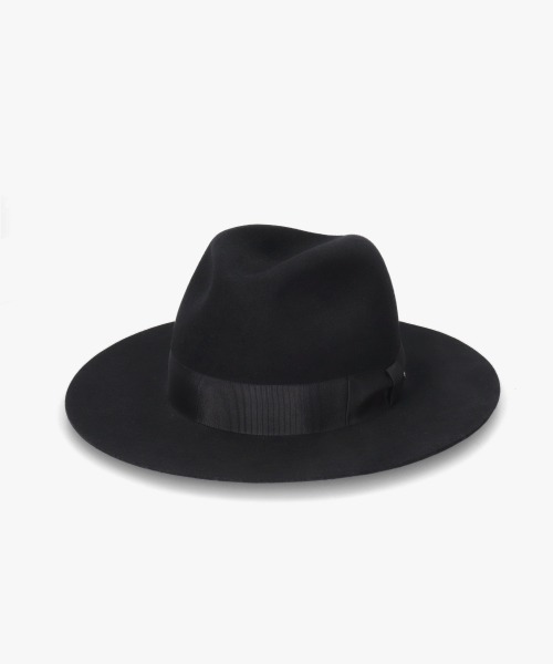 OVERRIDE（オーバーライド）の「OVERRIDE  FELT FEDORA L.BRIM / オーバーライド（ハット・メンズ・ブラック/ライトブラウン/レッド・60cm/58cm）」の17枚目の写真