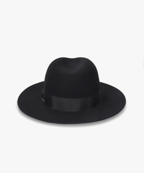 OVERRIDE（オーバーライド）の「OVERRIDE  FELT FEDORA L.BRIM / オーバーライド（ハット・メンズ・ブラック/ライトブラウン/レッド・60cm/58cm）」の20枚目の写真