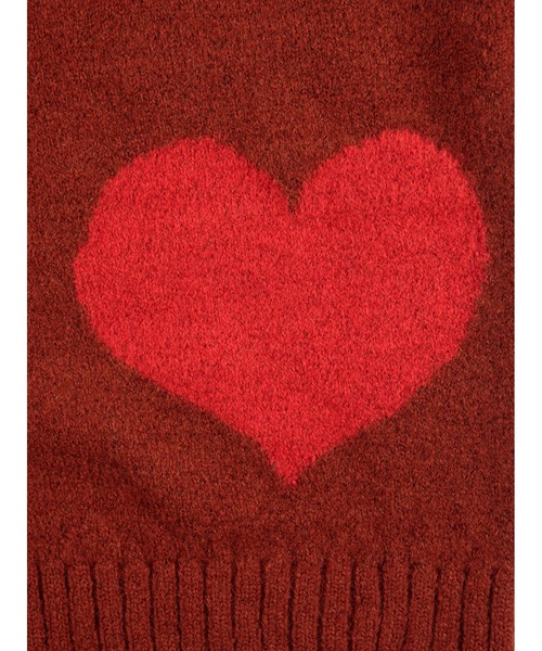 BOBO CHOSES(ボボショーズ)の「Bobo Joker jacquard turtle neck jumper(ニット/セーター・キッズ・バーガンディー・4-5YEAR/2-3YEAR/6-7YEAR/8-9y/10-11y/12-13y)」の4枚目の写真