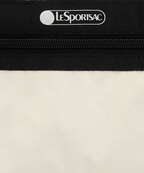 LeSportsac（レスポートサック）の「MINI DUFFEL CROSSBODY スペクテイターサンドバー/ブラック（ショルダーバッグ・レディース・ホワイト・FREE）」の8枚目の写真