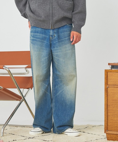 【LEE100周年】Lee 101 ライダースワイドレギュラーデニム 【M】 Lee/リー【101 100周年】101 RIDERS WIDE REGULAR PANTS