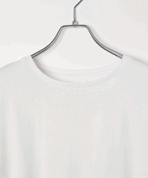 BAYFLOW（ベイフロー）の「[接触冷感/汗臭・汗ジミ軽減]コンパクトファンクションＴ（Tシャツ/カットソー・レディース・ブラック/モカ/ホワイト・MEDIUM/SMALL）」の14枚目の写真
