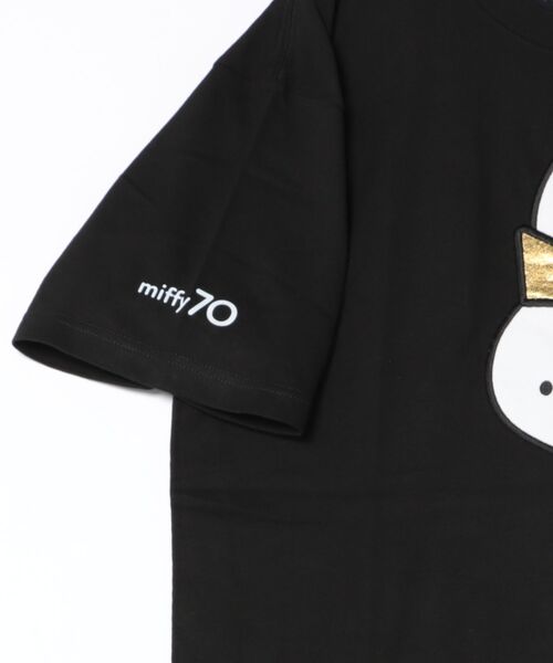 Miffy( ミッフィー)の「【 Miffy / ミッフィー 】70周年記念Tシャツ WNI(Tシャツ/カットソー・レディース・ブラック/ホワイト・FREE)」の4枚目の写真