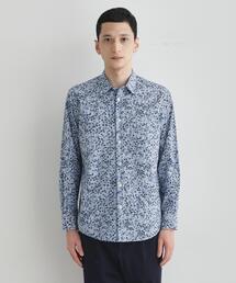 TAKEO KIKUCHI | ストライプ小花 長袖シャツ(シャツ/ブラウス)