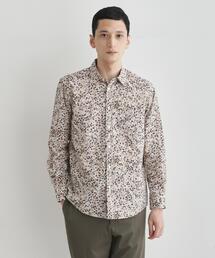 TAKEO KIKUCHI（タケオキクチ）の「ストライプ小花 長袖シャツ（シャツ/ブラウス）」