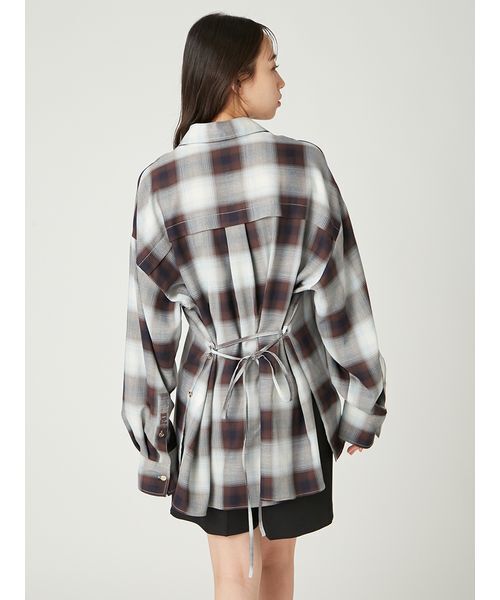 FRAY I.D 2wayオンブレチェックシャツ FRAY I.D｜2wayオンブレチェックシャツ | Rakuten Fashion(楽天