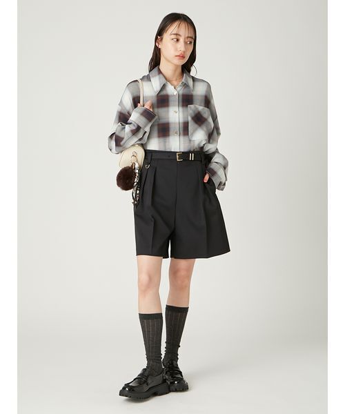 フレイアイディー　2wayオンブレチェックシャツ　BLK FRAY I.D｜2wayオンブレチェックシャツ | Rakuten Fashion(楽天