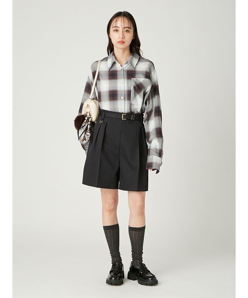 2wayオンブレチェックシャツ（シャツ/ブラウス）｜FRAY I.D