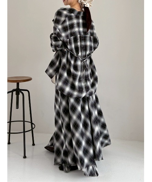 FRAY I.D 2wayオンブレチェックシャツ FRAY I.D｜2wayオンブレチェックシャツ | Rakuten Fashion(楽天