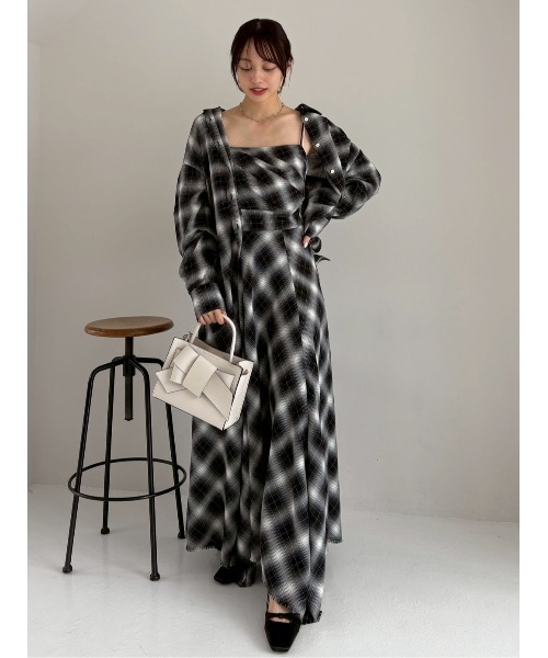 FRAY I.D 2wayオンブレチェックシャツ FRAY I.D｜2wayオンブレチェックシャツ | Rakuten Fashion(楽天