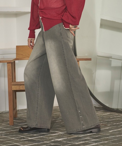 loin nuit(ロワンニュイ)の「waist line design denim / ウエストラインデザインデニム(その他パンツ・レディース・グレー・SMALL/MEDIUM)」の18枚目の写真