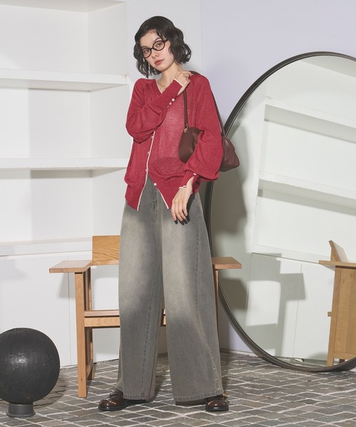loin nuit(ロワンニュイ)の「waist line design denim / ウエストラインデザインデニム(その他パンツ・レディース・グレー・SMALL/MEDIUM)」の22枚目の写真