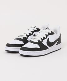 NIKE（ナイキ）の「NIKE ナイキ COURT BOROUGH LOW RECRAFT GS キッズスニーカー(コートバーロウLOWリクラフトGS) DV5456 106 ホワイト/ホワイト/ホワイト（スニーカー・キッズ）」