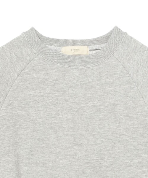 B:MING by BEAMS（ビーミングバイビームス）の「袖フォルム 裏毛 プルオーバー（スウェット・レディース・ライトグレー/レッド系その他/ホワイト系その他5/ブラック・ONE SIZE）」の20枚目の写真