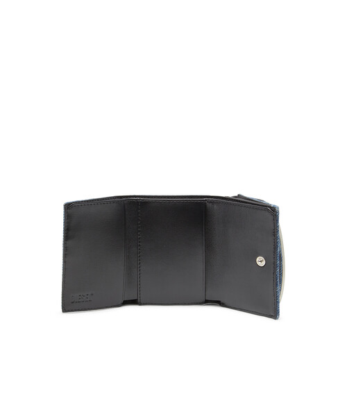 ディーゼル　1DR 三つ折りミニウォレット黒 ウィメンズ 三つ折りウォレット 1DR 1DR TRI FOLD COIN XS II