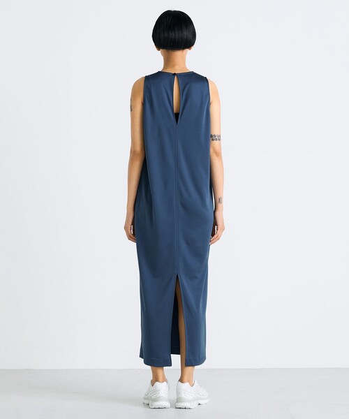 セール】サテンダンボール ノースリーブ ワンピース（ワンピース