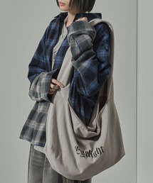 Alfred Alex（アルフレッドアレックス）の「【Alfred Alex】ヴィンテージ加工ピグメントグラフィックプリントスウェットショルダーバック（ショルダーバッグ）」