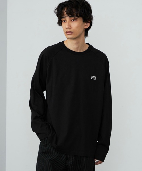 Lee（リー）の「Leeロゴバックプリント ロングスリーブTシャツ【ロングセラー】（Tシャツ/カットソー・メンズ・ホワイト/ブラック・LARGE/SMALL/MEDIUM/X-LARGE）」の19枚目の写真