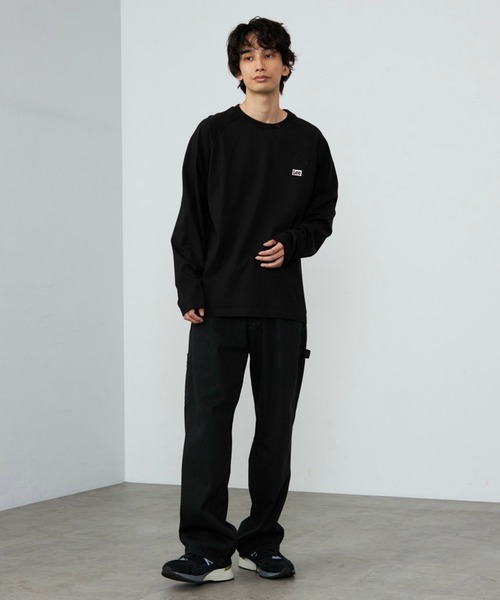 Lee（リー）の「Leeロゴバックプリント ロングスリーブTシャツ【ロングセラー】（Tシャツ/カットソー・メンズ・ホワイト/ブラック・LARGE/SMALL/MEDIUM/X-LARGE）」の22枚目の写真