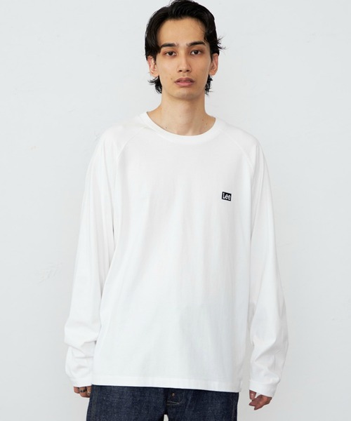 Lee（リー）の「Leeロゴバックプリント ロングスリーブTシャツ【ロングセラー】（Tシャツ/カットソー・メンズ・ホワイト/ブラック・LARGE/SMALL/MEDIUM/X-LARGE）」の17枚目の写真