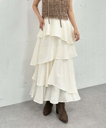 archives | アシメ楊柳シャイニーティアードスカート(スカート)
