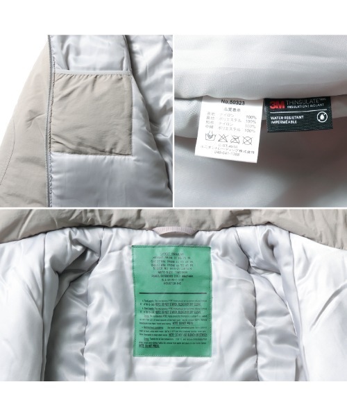 HOUSTON（ヒューストン）の「【25AW新色追加】HOUSTON ヒューストン MILITALY LEVEL7 JACKET レベル7 ジャケット（ダウンジャケット/コート・メンズ・ブラック/ブラウン系/グレー系/ライトグレー系/オリーブドラブ/ウッドランド/カモフラージュ/デザートカモ・S/M/L/XL/XXL）」の20枚目の写真