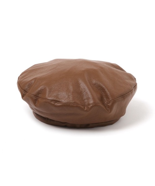 LAKOLE(ラコレ)の「フェイクレザーベレー帽 / 499983(ハンチング/ベレー帽・レディース・ブラック/ブラウン・FREE)」の13枚目の写真