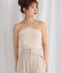 mysty woman | ホルターネックカップINキャミ 594030(キャミソール)