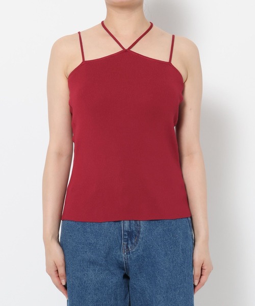 ホルターネックカップINキャミ 594030（キャミソール）｜mysty woman