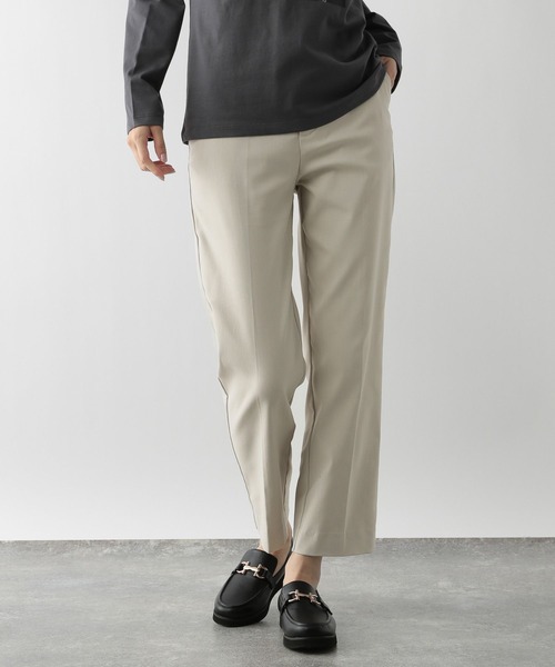 FOUND GOOD（ファウンドグッド）の「ハイパーストレッチストレートP（その他パンツ・レディース・ネイビー/ベージュ/アイボリー/ブラック・S/M/L）」の3枚目の写真