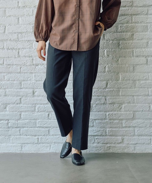 FOUND GOOD（ファウンドグッド）の「ハイパーストレッチストレートP（その他パンツ・レディース・ネイビー/ベージュ/アイボリー/ブラック・S/M/L）」の4枚目の写真