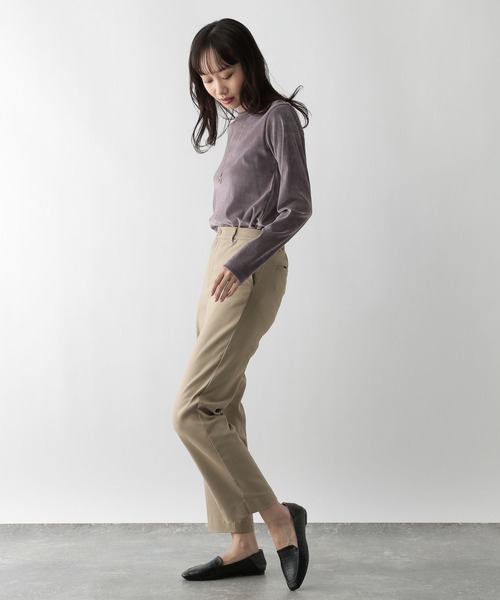 FOUND GOOD（ファウンドグッド）の「ハイパーストレッチストレートP（その他パンツ・レディース・ネイビー/ベージュ/アイボリー/ブラック・S/M/L）」の10枚目の写真