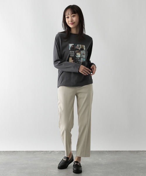 FOUND GOOD（ファウンドグッド）の「ハイパーストレッチストレートP（その他パンツ・レディース・ネイビー/ベージュ/アイボリー/ブラック・S/M/L）」の13枚目の写真