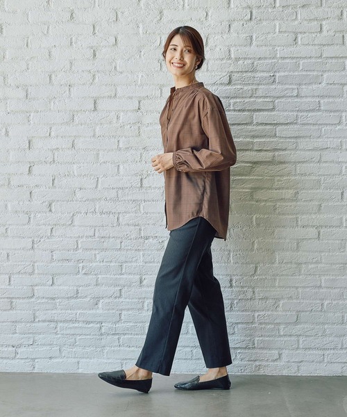 FOUND GOOD（ファウンドグッド）の「ハイパーストレッチストレートP（その他パンツ・レディース・ネイビー/ベージュ/アイボリー/ブラック・S/M/L）」の17枚目の写真