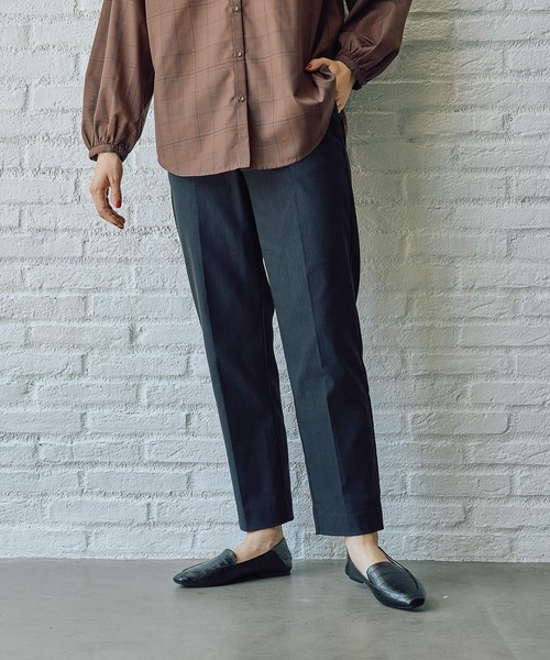 FOUND GOOD（ファウンドグッド）の「ハイパーストレッチストレートP（その他パンツ・レディース・ネイビー/ベージュ/アイボリー/ブラック・S/M/L）」の19枚目の写真