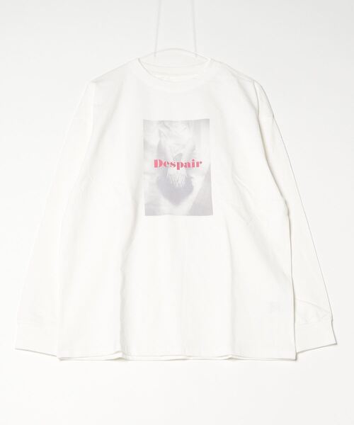 DIP IN CHOCOLATE（ディップインチョコレート）の「グラフィックビッグロンT【DIP IN CHOCOLATE】（Tシャツ/カットソー・レディース・オフホワイト/ホワイト系その他2/ホワイト系その他3・F）」の15枚目の写真
