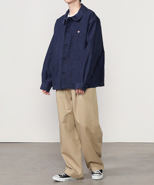 danton カバーオール　モールスキン　ジャケット　シャツ　パンツ DANTON/MOLESKIN WIDE COVERALL JACKET｜Daytona Park(FREAK'S