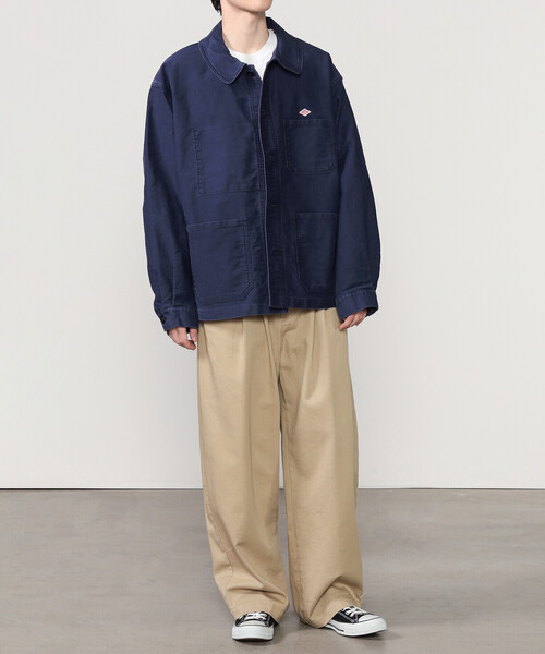 DANTON　ダントン　Ｍ　カバーオール　コットン DANTON | コットンモールスキン ワイドカバーオール MEN