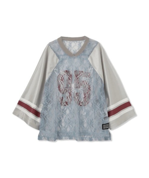 anna sui nyc(アナ スイ エヌ ワイ シー)の「ANNA SUI NYC BUTTERFLY PRINT GAME SHIRT(アナスイ エヌワイシー バタフライプリントゲームシャツ)(Tシャツ/カットソー・レディース・ブラウン/ブラック/シルバー・ONE SIZE)」の3枚目の写真