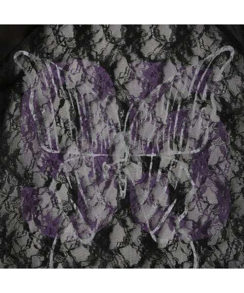 anna sui nyc(アナ スイ エヌ ワイ シー)の「ANNA SUI NYC BUTTERFLY PRINT GAME SHIRT(アナスイ エヌワイシー バタフライプリントゲームシャツ)(Tシャツ/カットソー・レディース・ブラウン/ブラック/シルバー・ONE SIZE)」の5枚目の写真