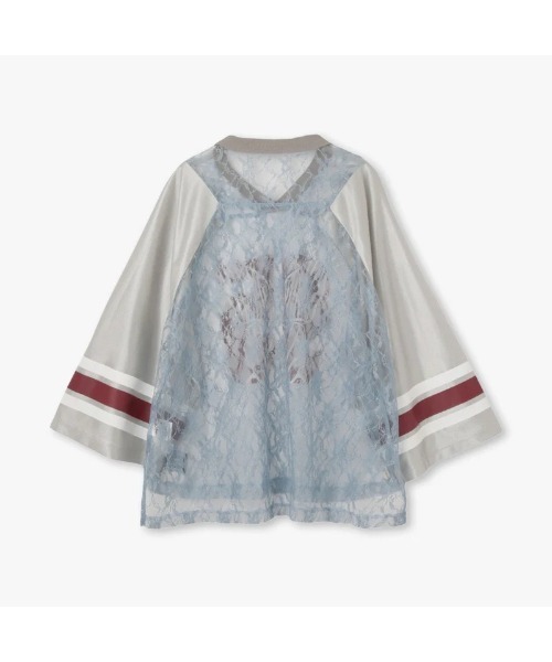 anna sui nyc(アナ スイ エヌ ワイ シー)の「ANNA SUI NYC BUTTERFLY PRINT GAME SHIRT(アナスイ エヌワイシー バタフライプリントゲームシャツ)(Tシャツ/カットソー・レディース・ブラウン/ブラック/シルバー・ONE SIZE)」の13枚目の写真